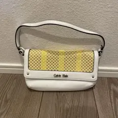 Calvin Klein チェック柄ショルダーバッグ お財布バッグ