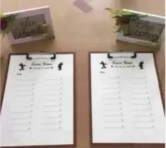 結婚式 ディズニー ゲストブック 芳名帳 ディズニー
