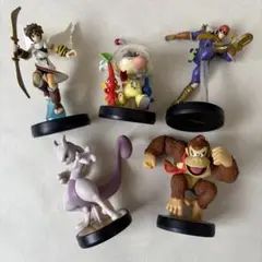 【Nintendo】amiibo アミーボ 大乱闘スマッシュブラザーズ 5体