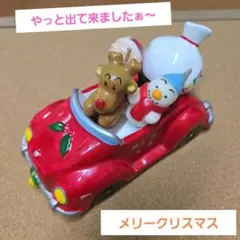 置物　クリスマス　トナカイ　サンタ　雪だるま　スノーマン　ロウソク　キャンドル