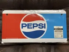 ブリキ PEPSI ペプシ ドリーミーくじ D賞 インテリアプレート バイカラー