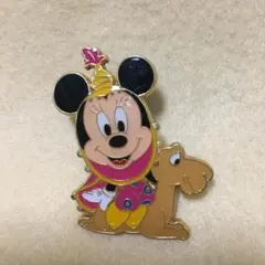 ディズニーシー ミニーちゃんピンバッジ