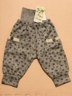 裏起毛　花柄　パンツ　90cm