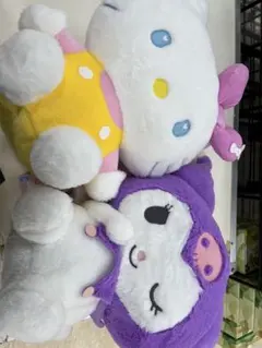 ハローキティ・マイメロディ ぬいぐるみセット