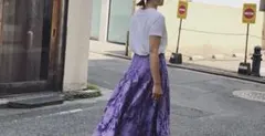 greed international♡フラワージャガードスカートのサムネイル