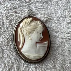 ✳*︎様 ヴィンテージ カメオ ペンダントトップ ブローチ 925