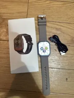 グレー スマートウォッチ 本体