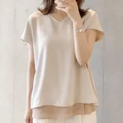 Loungedress レイヤード ブラウス