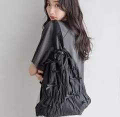 LOWRYS FARM ローリーズファーム ナップサック　リュック　リボン