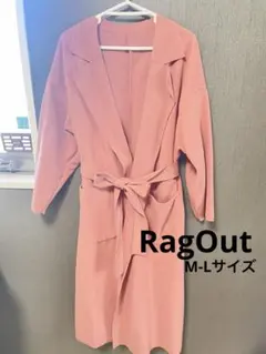 【超美品】Rag Out ピンクロングコート 秋 冬
