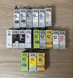TEPRA PRO テープカートリッジ18個セット 外箱訳あり