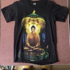 仏像デザイン Tシャツ Mサイズ 100%コットン