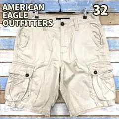 アメリカンイーグル カーゴ ハーフパンツ ベージュ 32 M相当【お503】のサムネイル
