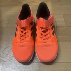 adidas スニーカー21.5cmオレンジ