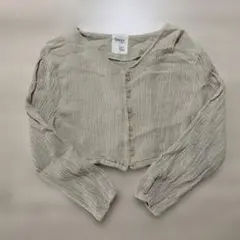 lawgy ベージュ 長袖カーディガン