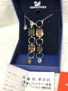 ★SWAROVSKI スワロフスキー ネックレス マルチカラー クリスタル