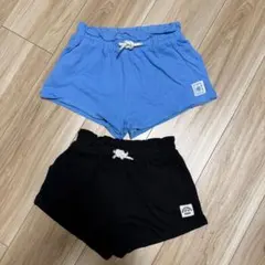 ZARA kids ザラ ショートパンツ　2枚セット　110 120 ブルー　黒