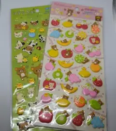 リラックマ シールセット 2枚入り