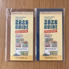 トラベラーズノート ダイアリー 下半期 2種セット 週間レフト バーチカル