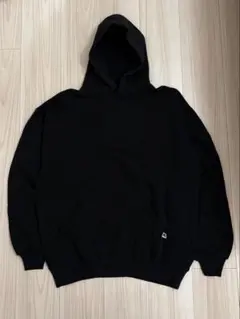 90s USA製RUSSELL ATHLETIC パーカー 黒 ブラック L