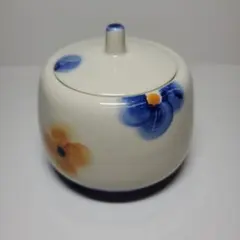 花柄 蓋つき煮物椀(蓋の方に破損あり)