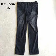 la.f...deux ラエフ デニム レギンスパンツ ストレッチ 青 2Sのサムネイル