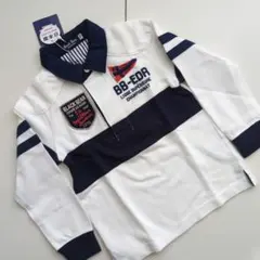 【新品】ミキハウス ブラックベア シャツ 110cm 子供 キッズ 男の子
