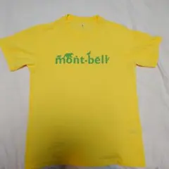 mont-bell イエロー ウィックロンTシャツ Sサイズ