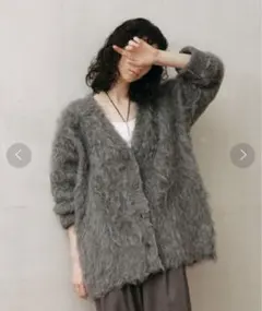 カーディガン ノーカラージャケット