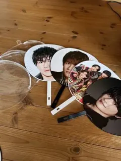 SixTONES 森本慎太郎 うちわ 4枚セット　カバー3個付き