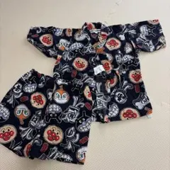 アンパンマン、バイキンマン、ドキンちゃん甚平95cm