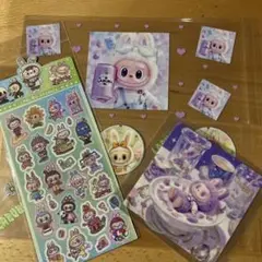 LABUBU キャラクターシールセット