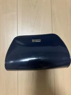 BVLGARIネイビー×ピンクポーチ