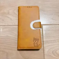 OPPO Reno10 Pro 5G ケース 手帳型 猫柄 カード収納 ブラウン
