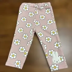 【西松屋】ミッフィズボン ピンク×白 花柄 総柄 サイズ80 未使用