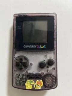 GAME BOY COLOR クリアボディパープル　ジャンク品