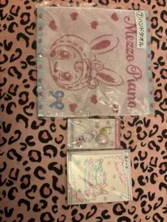 Mezzo Piano一番くじ ハンドタオル・アクリルチャーム、ノート