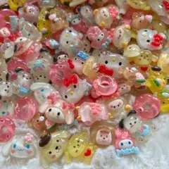 デコパーツ　プラパーツ　デコレーションパーツ　ビーズ　キャラクター