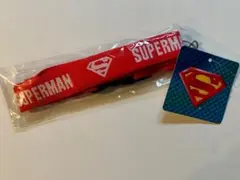 【新品・未開封】【DC】ランヤード　スーパーマン　ネックストラップ　赤　ヒーロー