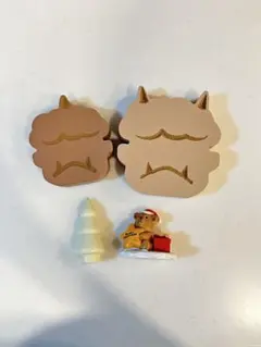 スリコ 節分 鬼のオブジェ ダイソー クリスマスツリー