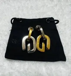【箱・巾着付】ジバンシイ シルバー ゴールド ピアス