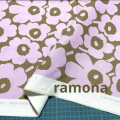 週末価格 マリメッコ 生地 ミニウニッコ ピンクベージュ2023春夏 日本限定