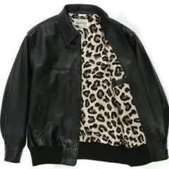 23ss WACKO MARIA LEATHER JACKET レオパードのサムネイル