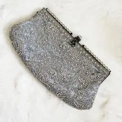 【Di bello TOPKAPI】ビーズ刺繍パーティーバッグ2wayクラッチ