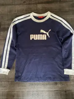 PUMA 長袖カットソー 160 ネイビー 背番号5