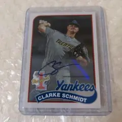 topps mlb clark Clarke Schmidt /25 auto