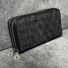 muta ムータ 長財布 ブラック ガルーシャ ツインジップ GARUSHA TWIN ZIP LONG WALLET MUWL-LO/TWIN ZIP-GA/BK｜muta