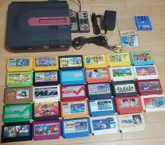 ファミリーコンピュータ本体3台 ソフト32本 - メルカリ