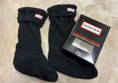 新品★ハンターHUNTER Fleece Socks M ブーツソックス★黒