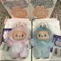 LABUBU ラブブ big into energy エナジー LUCK 紫　青